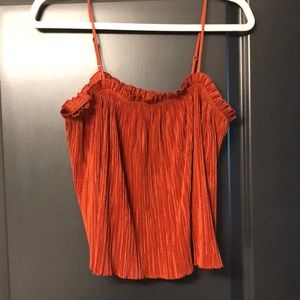 Madewell Rust Orange Top